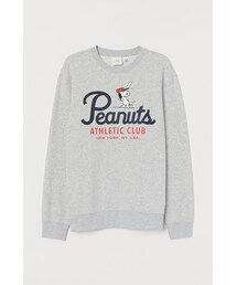 H&M | H&M - プリントスウェットシャツ - グレー(スウェット)