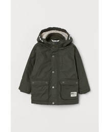 H&M | H&M - パッデッドパーカ - グリーン(マウンテンパーカー)