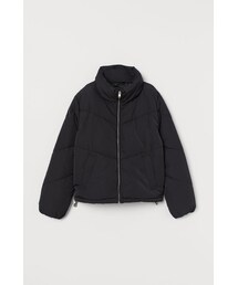 H&M | H&M - ボクシーパファージャケット - ブラック(ダウンジャケット/コート)