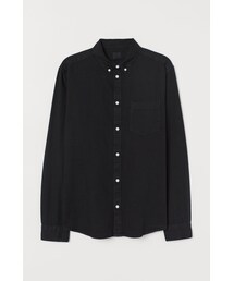 H&M | H&M - デニムシャツ - ブラック(シャツ/ブラウス)