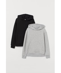 H&M | H&M - スウェットパーカ 2枚セット - グレー(スウェット)