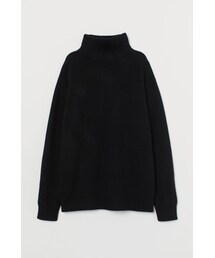 H&M | H&M - カシミヤブレンドセーター - ブラック(ニット/セーター)