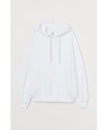 H&M | H&M - オーバーサイズスウェットパーカ - ホワイト(パーカー)