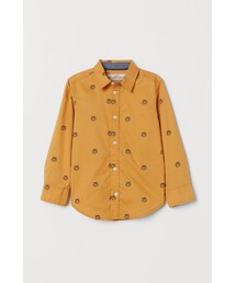 H&M | H&M - コットンシャツ - イエロー(シャツ/ブラウス)
