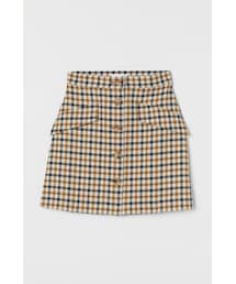 H&M | H&M - フロントボタンスカート - イエロー(スカート)