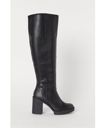 H&M | H&M - ニーハイブーツ - ブラック(ブーツ)