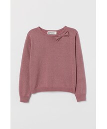 H&M - グリッターセーター - ピンク