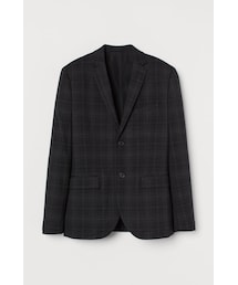 H&M | H&M - スリムフィットジャケット - ブラック(テーラードジャケット)