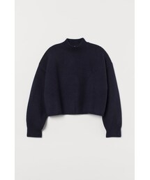 H&M - ハイネックセーター - ブルー