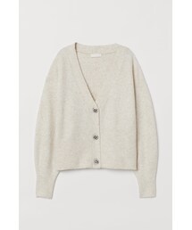H&amp;M ラインストーンボタンカーディガン H&M - H&M ラインストーンボタンカーディガンの通販 by michael's shop