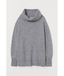 H&M | H&M - タートルネックセーター - グレー(ニット/セーター)