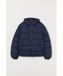 H&M | H&M - パッデッドジャケット - ブルー(ダウンジャケット/コート)