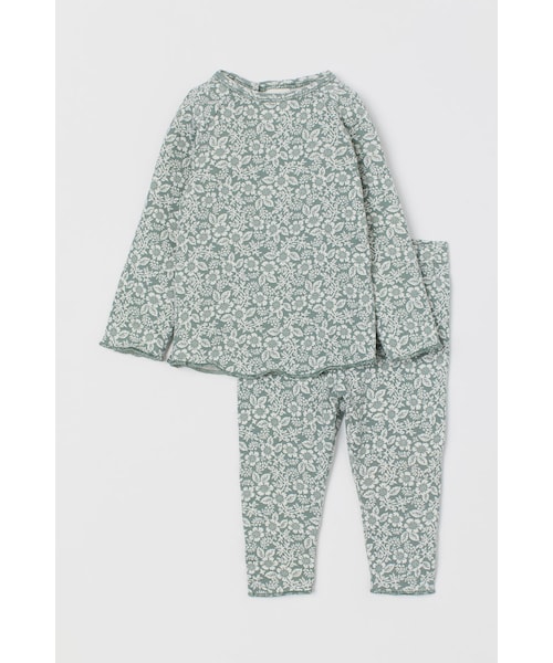 H M エイチ アンド エム の H M トップス パンツ グリーン パンツ Wear