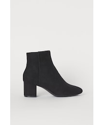 H&M | H&M - ブロックヒール アンクルブーツ - ブラック(ブーツ)