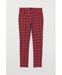 H&M | H&M - スキニーフィット ツイルパンツ - レッド(その他パンツ)