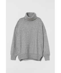 H&M | H&M - カウルネックセーター - グレー(ニット/セーター)
