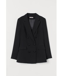 H&M - ダブルブレストジャケット - ブラック