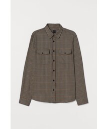 H&M | H&M - レギュラーフィットシャツ - ベージュ(シャツ/ブラウス)