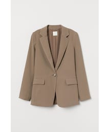 H&M | H&M - シングルブレストジャケット - ベージュ(テーラードジャケット)