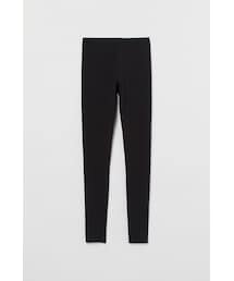 H&M | H&M - ジャージーレギンス - ブラック(レギンス/スパッツ)