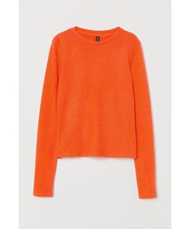 H&M | H&M - 長袖トップス - オレンジ(シャツ/ブラウス)