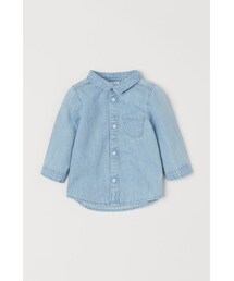 H&M | H&M - デニムシャツ - ブルー(シャツ/ブラウス)