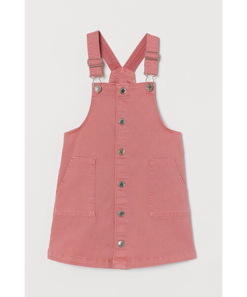 H&M（エイチ・アンド・エム）の「H&M - サロペットスカート - ピンク