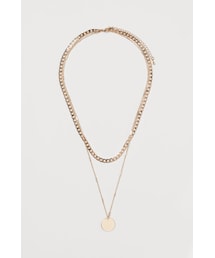 H&M | H&M - ダブルストランドネックレス - ゴールド(ネックレス)