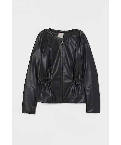 H&M（エイチ・アンド・エム）の「H&M - フェイクレザージャケット 