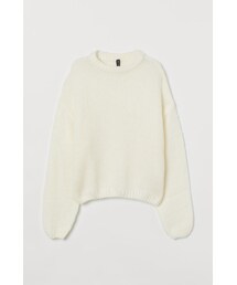 H&M | H&M - リブセーター - ホワイト(ニット/セーター)