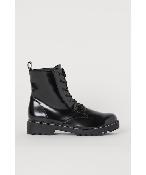H&M(エイチ・アンド・エム)の「H&M - ブーツ - ブラック(ブーツ・レディース・ブラック・36/37/38/39/40/35)」の1枚目の写真