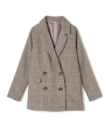 GRL | チェックダブルジャケット(テーラードジャケット)