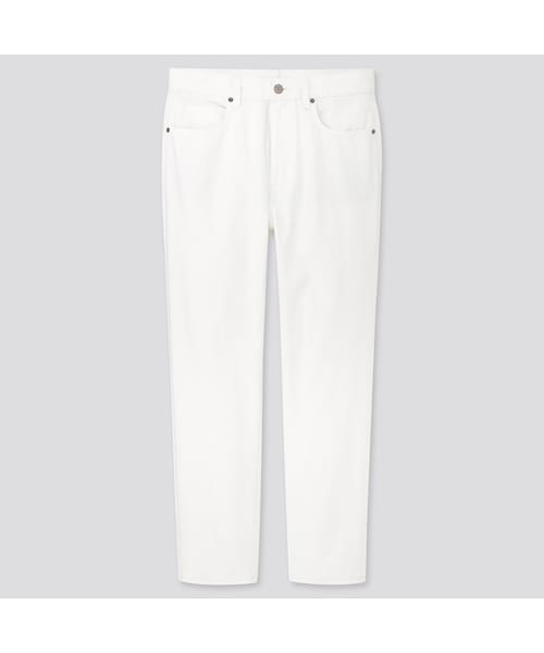 UNIQLO(ユニクロ)の「スラウチテーパードアンクルジーンズ(丈長め70cm)(デニムパンツ・レディース・NAVY 69/BLUE 63/OFF WHITE 01/BLUE 67・24/26/30/36/25/23/34/22/29/32/21/27/28)」の2枚目の写真