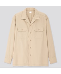 UNIQLO | オーバーサイズワークシャツ（長袖）(シャツ/ブラウス)
