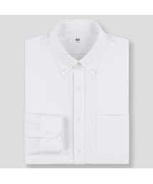 UNIQLO | ファインクロスコンフォートシャツ（ボタンダウン・長袖）(シャツ/ブラウス)