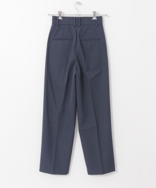 ATON BACK SATIN BASIC PANTS ATON BACK SATIN BASIC PANTS グレー