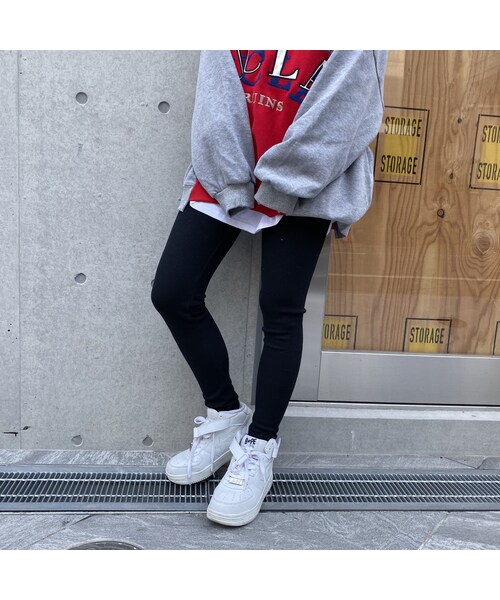 no brand（ノーブランド）の「ウエストレオパ柄裏起毛リブレギ（レギンス/スパッツ・レディース・その他）」の3枚目の写真