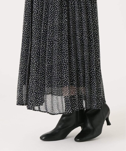 Spick & Span（スピックアンドスパン）の「ドットシフォンプリーツ  