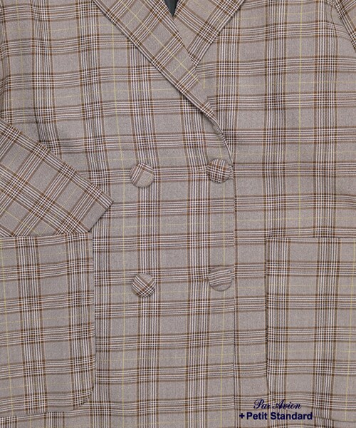 paravion（パラビオン）の「Wボタンジャケット（ジャケット/アウター・レディース・グレー/ブラウン・ONE）」の15枚目の写真