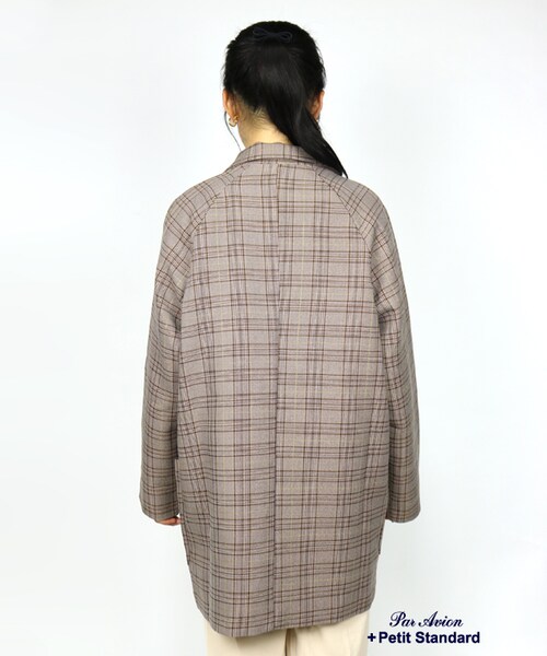 paravion（パラビオン）の「Wボタンジャケット（ジャケット/アウター・レディース・グレー/ブラウン・ONE）」の10枚目の写真