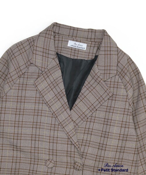 paravion（パラビオン）の「Wボタンジャケット（ジャケット/アウター・レディース・グレー/ブラウン・ONE）」の11枚目の写真