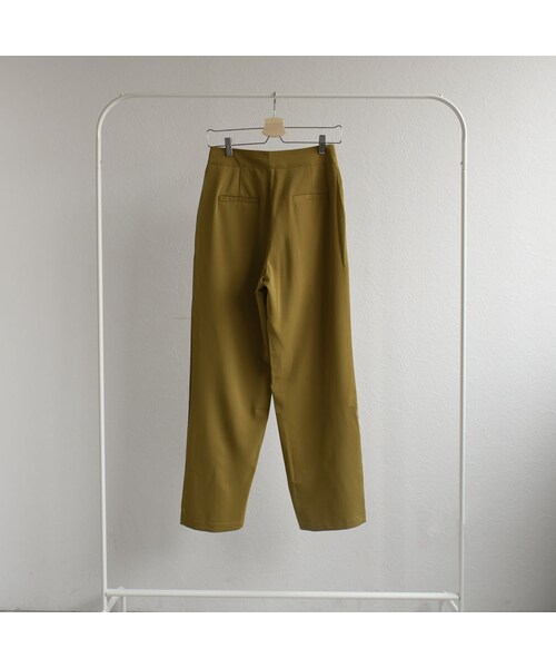 Lavish Gate（ラヴィッシュゲート）の「bottoms-02049　ウエストボタンデザイン　センタースリット パンツ　マスタード（その他パンツ・レディース・その他）」の12枚目の写真
