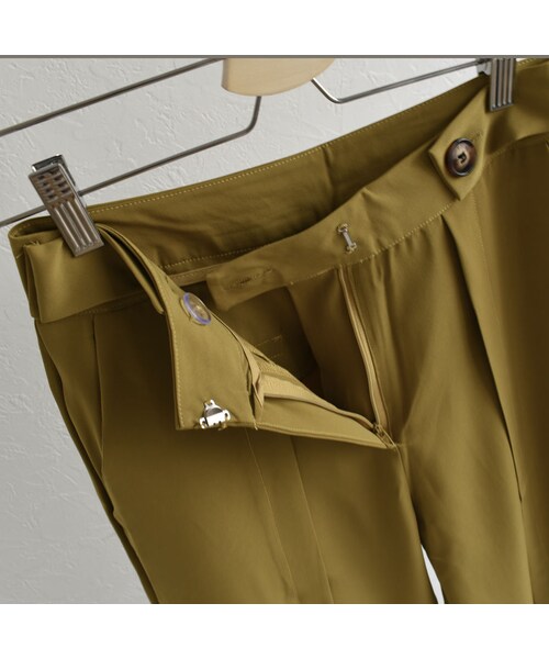 Lavish Gate（ラヴィッシュゲート）の「bottoms-02049　ウエストボタンデザイン　センタースリット パンツ　マスタード（その他パンツ・レディース・その他）」の14枚目の写真