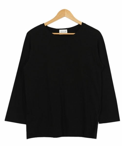 DHOLIC STYLE（ディーホリックスタイル）の「[awab] サイドスリットTシャツ（Tシャツ/カットソー・レディース・ホワイト/グレー/ブラック・FREE）」の2枚目の写真