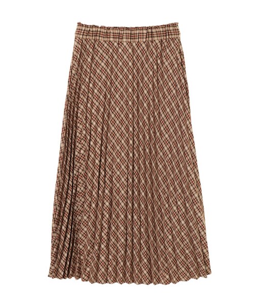 earth music&ecology(アースミュージックアンドエコロジー)の「チェックプリーツスカート(スカート・ブラック/ブラウン/チェックネイビー/チェックブラウン/チェックベージュ/チェックブラック・F)」の18枚目の写真