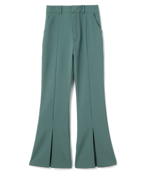 GRL（グレイル）の「センター切り替えスリットフレアパンツ（その他パンツ・レディース・オリーブ/モカ/パープル/グリーン/オフホワイト/ピンク/ダークピンク/ピスタチオ/ラベンダー/くすみブルー/アイボリー/グレージュ/ブラック・S）」の7枚目の写真