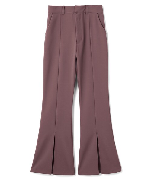 GRL（グレイル）の「センター切り替えスリットフレアパンツ（その他パンツ・レディース・オリーブ/モカ/パープル/グリーン/オフホワイト/ピンク/ダークピンク/ピスタチオ/ラベンダー/くすみブルー/アイボリー/グレージュ/ブラック・S）」の13枚目の写真