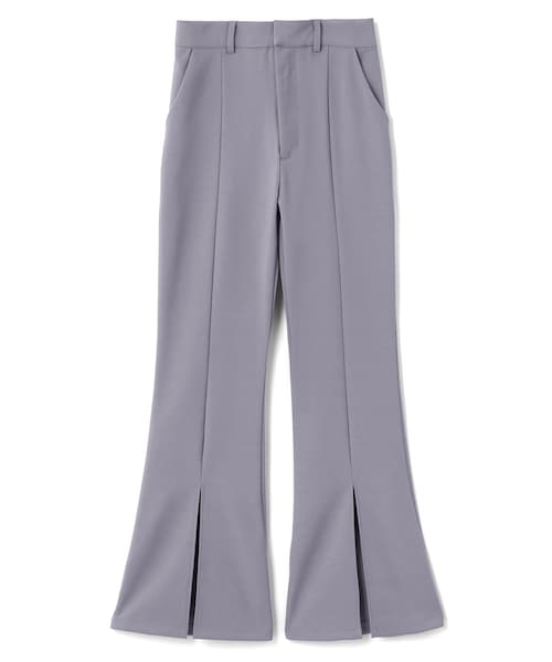 GRL（グレイル）の「センター切り替えスリットフレアパンツ（その他パンツ・レディース・オリーブ/モカ/パープル/グリーン/オフホワイト/ピンク/ダークピンク/ピスタチオ/ラベンダー/くすみブルー/アイボリー/グレージュ/ブラック・S）」の9枚目の写真