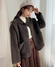 DHOLIC（ディーホリック）の「裏起毛ボアジャケット（その他アウター