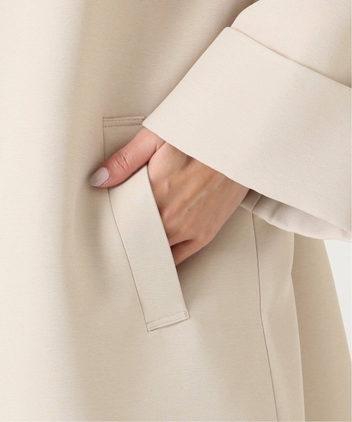 Noble ノーブル ガウンコート ベージュ Noble（ノーブル）の「トリプルクロスガウンコート◇（ノー